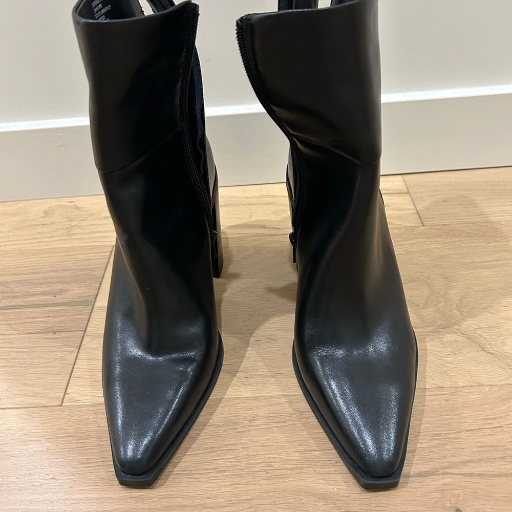 Steve Madden Black Heeled Boots